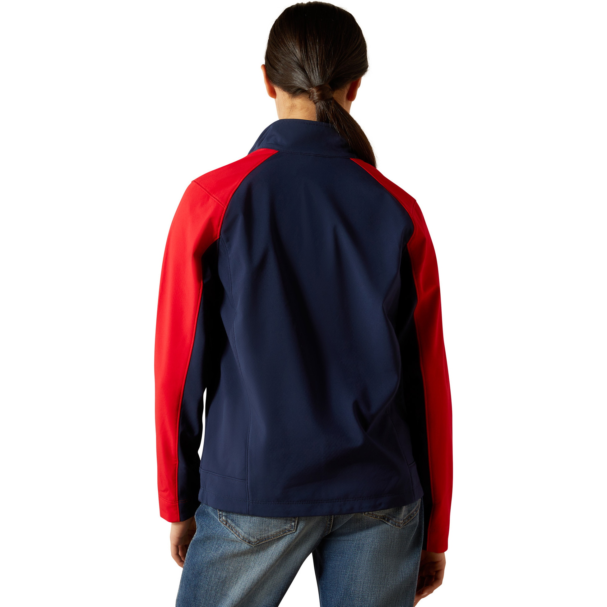 2025 Ariat Junior Team EQ Jacke 10062858 - Navy / Red